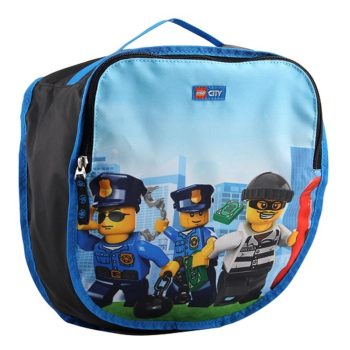 Ghiozdan școală Maxi cu sac sport, LEGO Core Line, design City Police Chopper, Lego