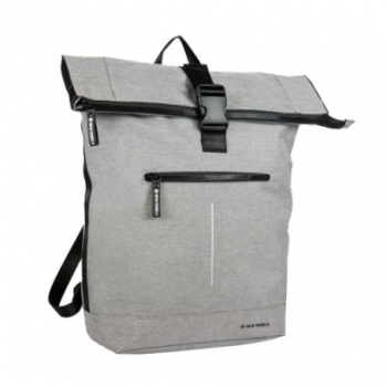 Rucsac Boyan – New York Rolltop, dimensiuni 35 x 12 x 45 cm culoare gri, New Rebels