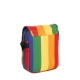 Rucsac Mart – Louisville Flapover, dimensiuni 18 x 7 x 23 cm, model Rainbow, New Rebels