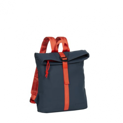 Rucsac Tim-Los Angeles Rolltop Mini, dimensiuni 27 x 8 x 33 cm, culoare albastru închis/roșu, New Rebels