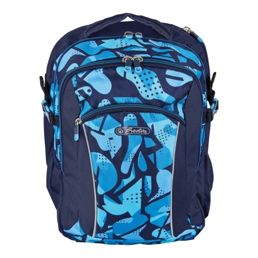 Rucsac ergonomic Ultimate, clasa 0-3, motiv CamoBlue, Herlitz