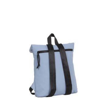 Rucsac Mart-Los Angeles Rolltop Mini, dimensiuni 27 x 8 x 33 cm, culoare albastru deshis, New Rebels