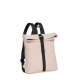 Rucsac Mart-Los Angeles Rolltop Mini, dimensiuni 27 x 8 x 33 cm, culoare roz deshis, New Rebels