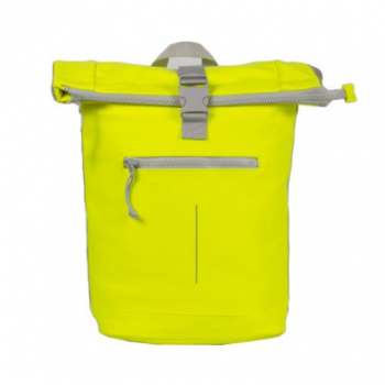 Rucsac Mart-New York Rolltop, dimensiuni 30 x 12 x 43 cm, culoare galben neon, New Rebels