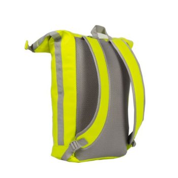 Rucsac Mart-New York Rolltop, dimensiuni 30 x 12 x 43 cm, culoare galben neon, New Rebels