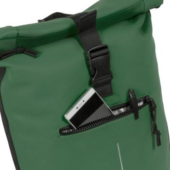 Rucsac Mart-New York Rolltop, dimensiuni 30 x 12 x 43 cm, culoare verde închis, New Rebels