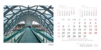 Calendar de birou “Arhitectura”, Colecția EGO, Arta Grafica