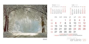 Calendar de birou “Alei”, Colecția EGO, Arta Grafica