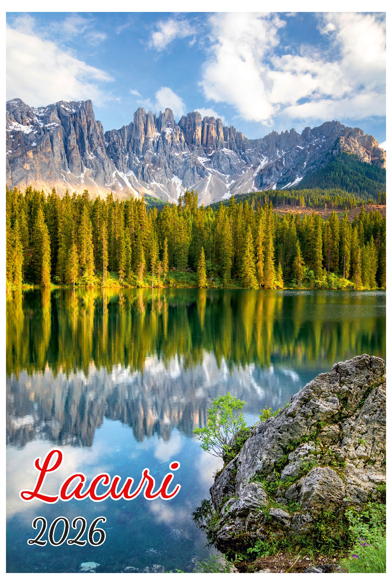 Calendar de perete 2026, Lacuri, Darcom