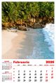Calendar de perete 2026, Plaje, Darcom