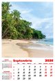Calendar de perete 2026, Plaje, Darcom