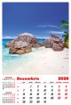 Calendar de perete 2026, Plaje, Darcom