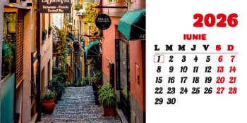Calendar de birou 2026, Străzi, Darcom