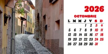 Calendar de birou 2026, Străzi, Darcom