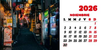 Calendar de birou 2026, Străzi, Darcom