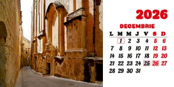 Calendar de birou 2026, Străzi, Darcom