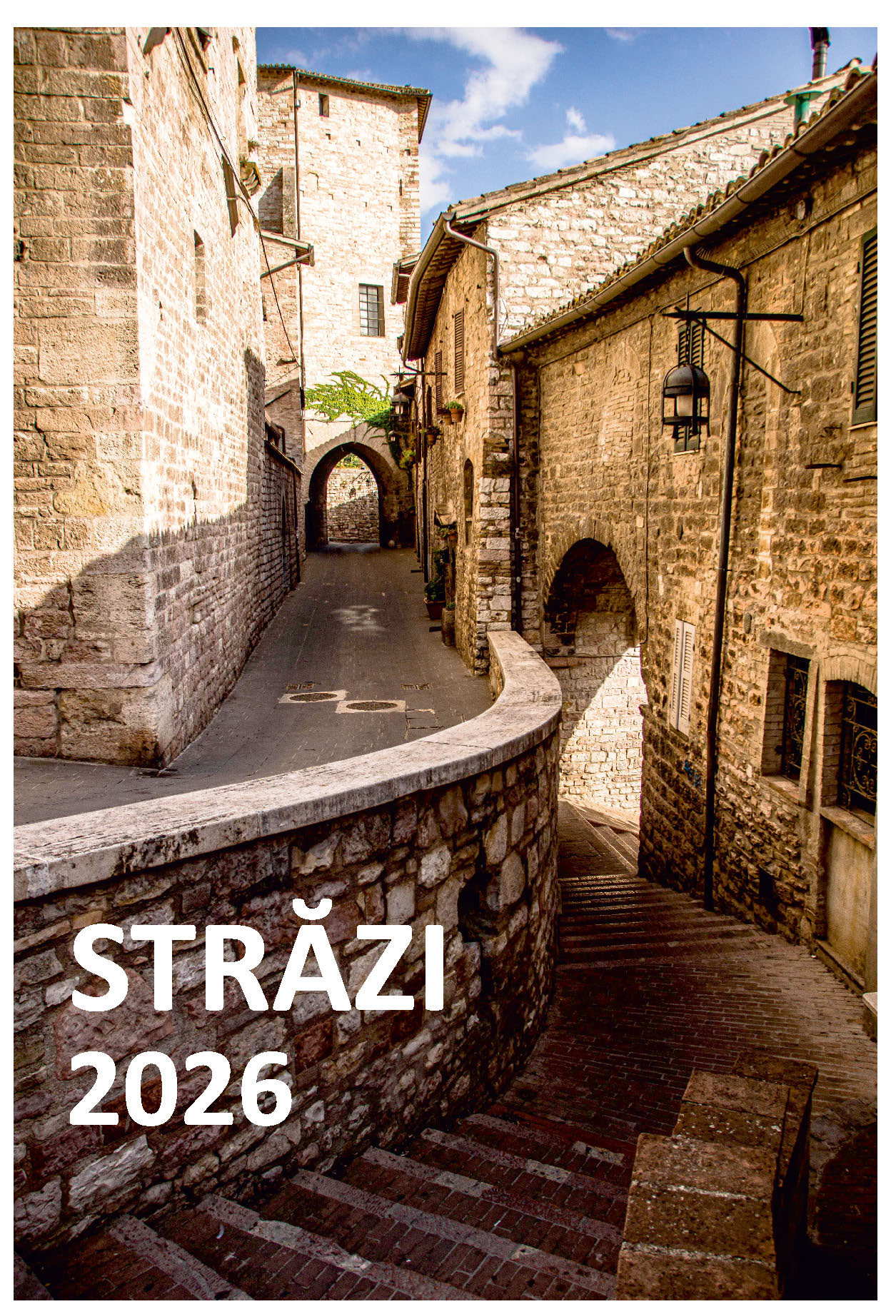 Calendar de perete 2026, Străzi, Darcom