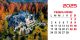 Calendar de birou 2025, Castele, Darcom