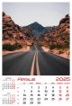 Calendar de perete 2025, Drumuri, Darcom