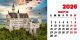 Calendar de birou 2026, Castele, Darcom