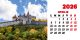 Calendar de birou 2026, Castele, Darcom