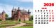Calendar de birou 2026, Castele, Darcom