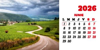 Calendar de birou 2026, Drumuri, Darcom