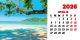 Calendar de birou 2026, Plaje, Darcom