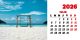 Calendar de birou 2026, Plaje, Darcom