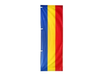 Steag banner catarg România, material textil, 1 x 3 m, Arhi Design