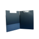 Clipboard dublu A4, plastifiat PP, negru, Optima