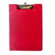 Clipboard dublu A4, plastifiat PP, roșu, Optima