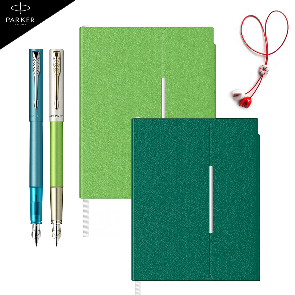 Set Stilou Vector XL, Agendă B6 Velvet și Mărțisor, Parker