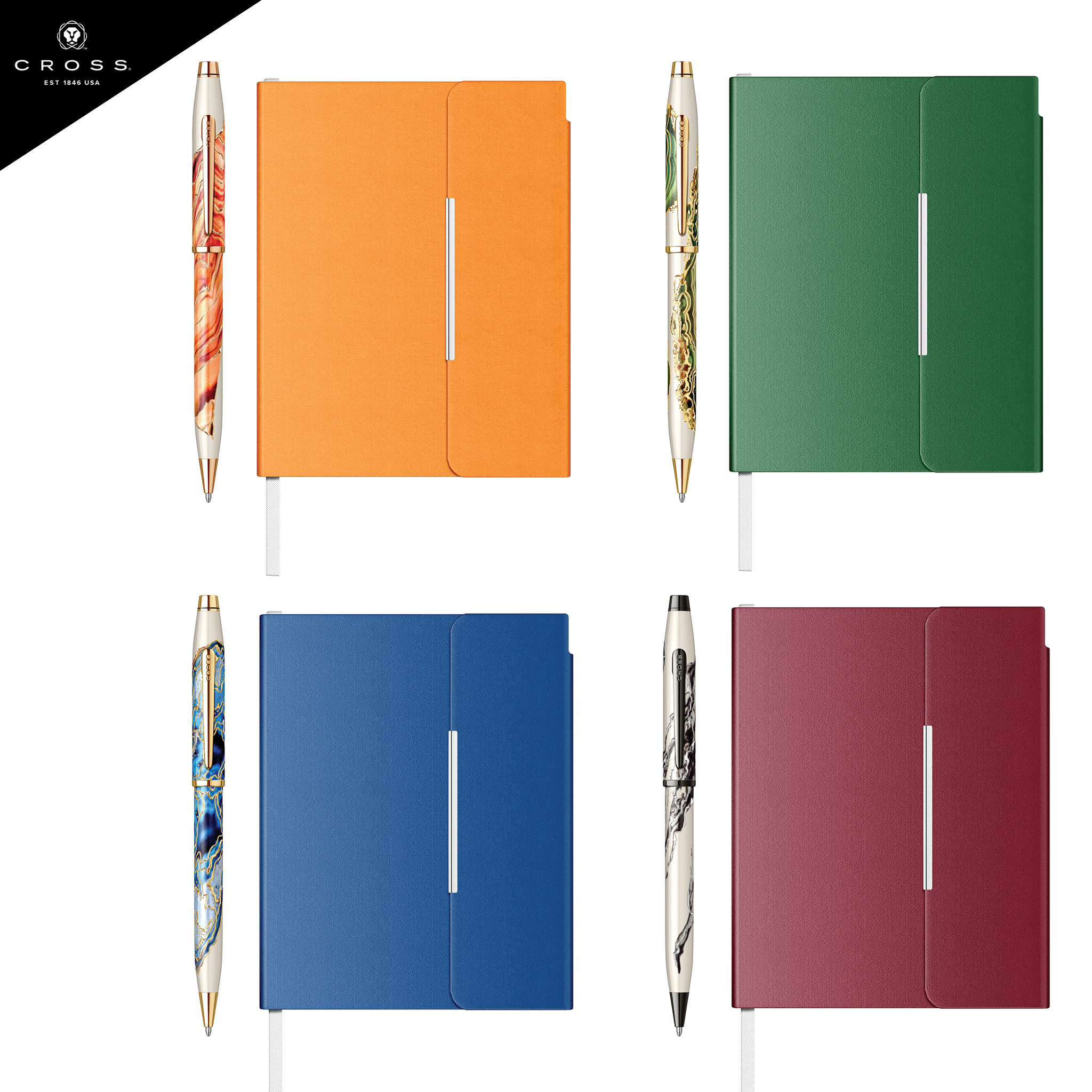 Set pix Wanderlust+agendă B6, Cross