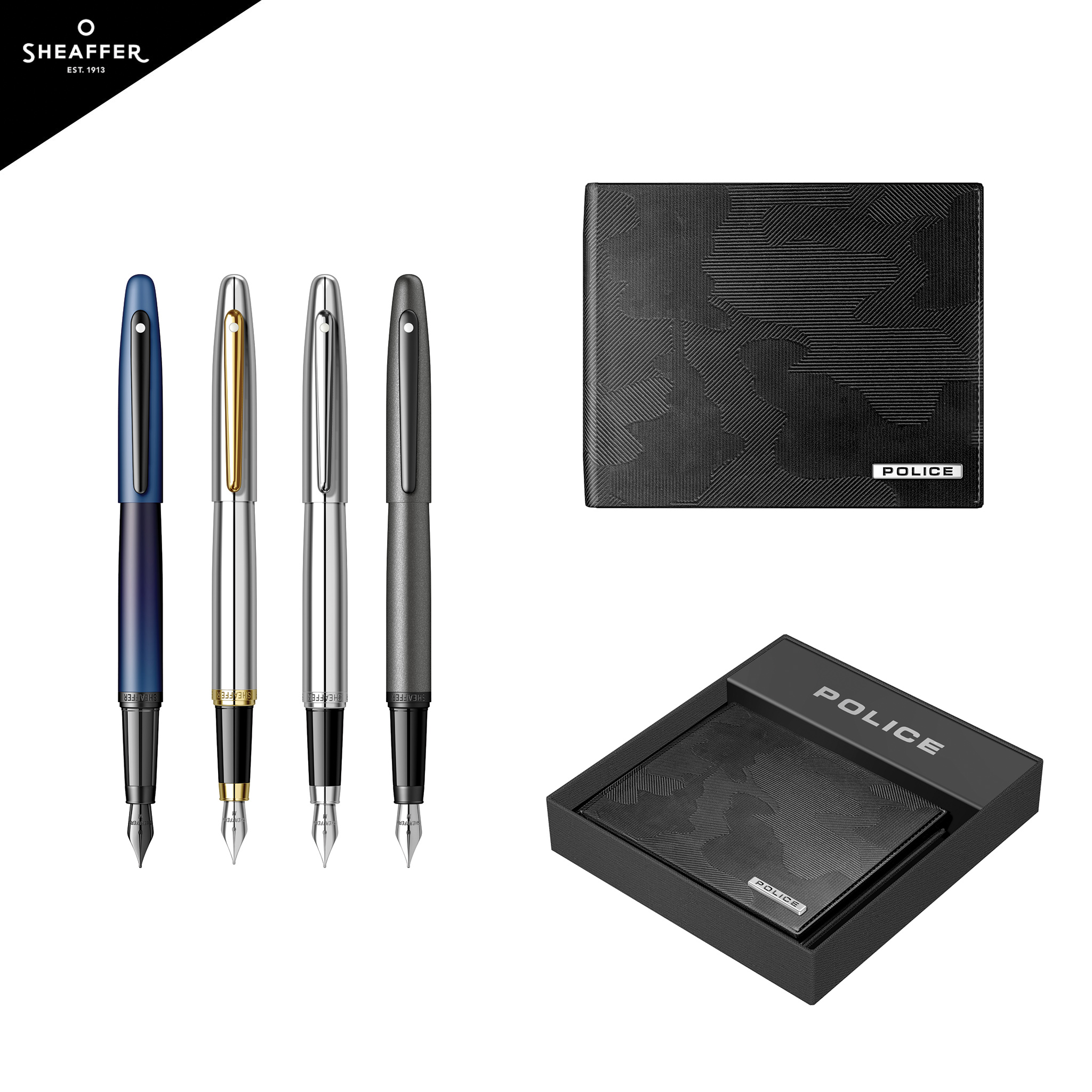 Set Stilou VFM + Portofel Police, Sheaffer