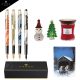 Set Stilou Wanderlust+lumânare parfumată+cadou felicitare, Moș Crăciun sau brad cristal, Cross