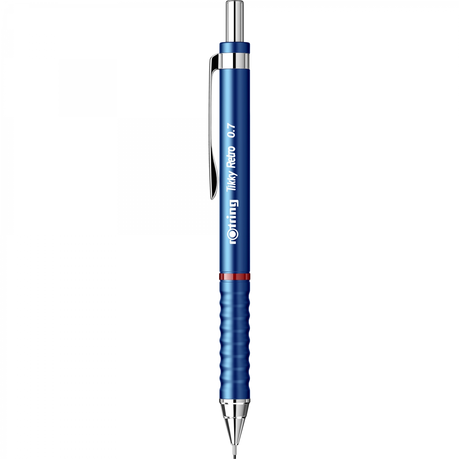 Creion mecanic 0.7 mm, model Tikky Retro, culoare albastru metalic, Rotring