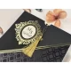 Invitație nuntă elegantă pătrată plic negru/auriu 74758 Elite