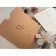 Invitație nuntă pătrată cu imprimeu floare 13323 Elite