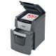Distrugător documente automat REXEL Optimum 100M, P5, micro-cut, 100 coli, cos 34 l, negru-gri
