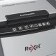 Distrugător documente automat REXEL Optimum 100M, P5, micro-cut, 100 coli, cos 34 l, negru-gri