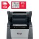 Distrugător documente automat REXEL Optimum 150M, P5, micro-cut, 150 coli, cos 44 l, negru-gri