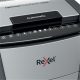 Distrugător documente automat REXEL Optimum 300M, P5, micro-cut, 300 coli, cos 60 l, negru-gri