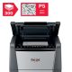 Distrugător documente automat REXEL Optimum 300M, P5, micro-cut, 300 coli, cos 60 l, negru-gri