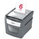 Distrugător documente automat REXEL Optimum 300X, P4, cross-cut, 300 coli, cos 60 l, negru-gri