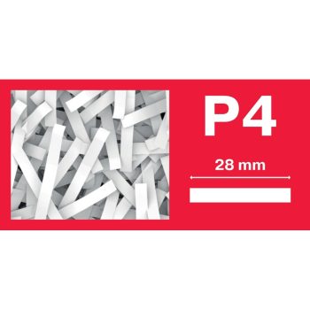 Distrugător documente automat REXEL Optimum 300X, P4, cross-cut, 300 coli, cos 60 l, negru-gri