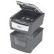 Distrugător documente automat REXEL Optimum 45X, P4, cross-cut (confeti), 45 coli, cos 20 l, negru-gri