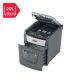 Distrugător documente automat REXEL Optimum 50X, P4, cross-cut (confeti), 50 coli, cos 20 l, negru-gri