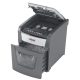 Distrugător documente automat REXEL Optimum 50X, P4, cross-cut (confeti), 50 coli, cos 20 l, negru-gri