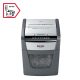 Distrugător documente automat REXEL Optimum 50X, P4, cross-cut (confeti), 50 coli, cos 20 l, negru-gri